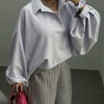 شومیز نیمتنه آستین کیمانو کد 220301