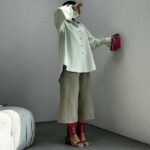 شومیز آستین پیله کد 220293