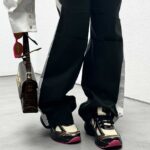 شلوار کارگو نواردار پیله ای کد 100815