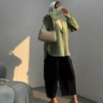 شومیز ساده پشت هلال کد 220291