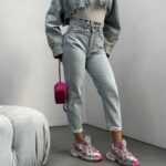 شلوار مام ساده کد 101001