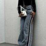 شلوار جین کمر 2 دکمه کد 101041