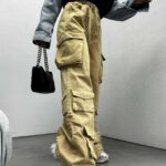 شلوار جین کارگو 10 جیب کد 101043