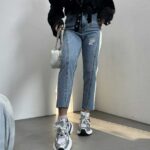 شلوار جین مام کد 101071