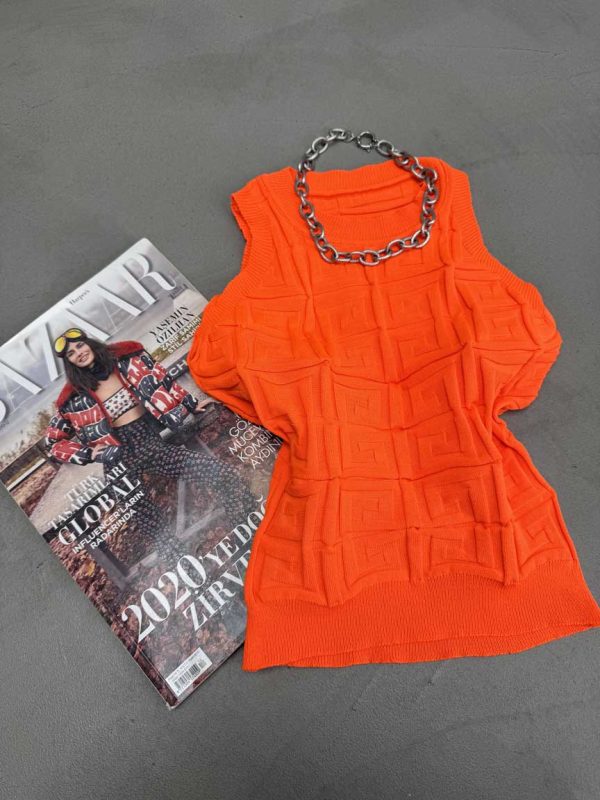 کراپ کشبافت طرحدار کد 180305