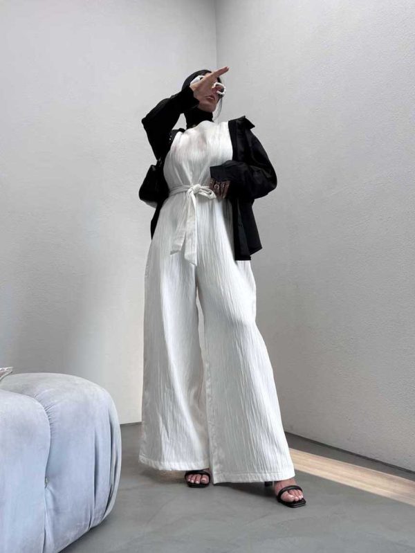 پیراهن بلند بنددار کد 240127