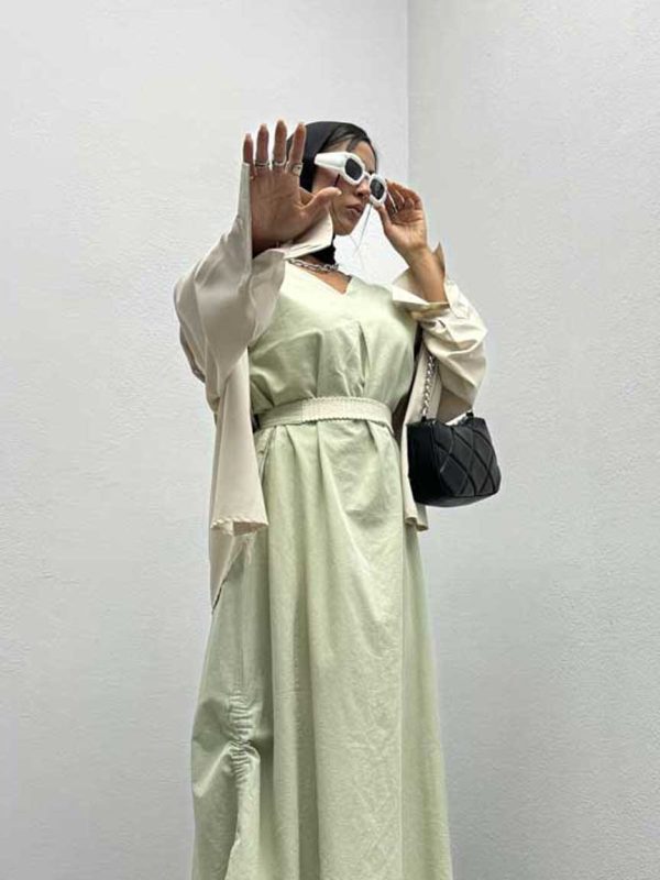 پیراهن سرشانه گت دار کد 240123