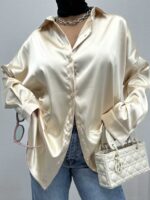 شومیز ساتن ساده کد 220273 - Image 18