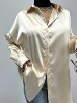 شومیز ساتن ساده کد 220273 - Image 17