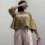 تیشرت نیم تنه BABY GIRL کد 180310