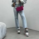 شلوار جین مام زاپدار کد 101163