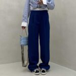 شلوار بگ کمردار کد 101089