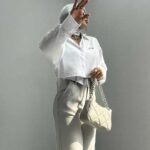 شومیز نیم تنه پشت دکمه کد 220311