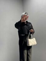 شومیز نیم تنه پشت دکمه کد 220311 - Image 6