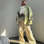 کت لینن طرح جیب کد 120231