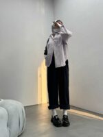 شومیز راه راه کد 220310 - Image 4