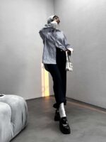 شومیز راه راه کد 220310 - Image 8