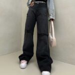 شلوار جین بگ زاپدار کد 101209