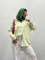 شومیز طرحدار BERSHKA کد 220355