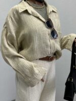 شومیز 5 دکمه کد 220354 - Image 2