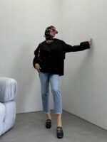 شومیز 2 تیکه دو دکمه کد 220342 - Image 8