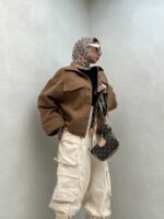 شومیز طرح جیب 6 دکمه کد 220350 - Image 7