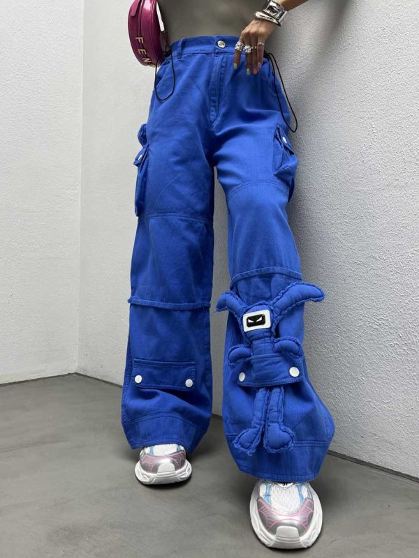 شلوار کارگو عروسکی کد 101286