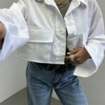 شومیز نیم تنه 2 جیب پیله کد 220362