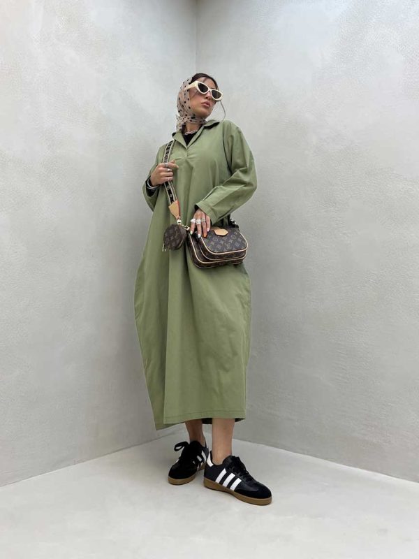 پیراهن کمربنددار کد 240126