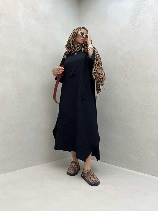 پیراهن بلند تک جیب کد 240131