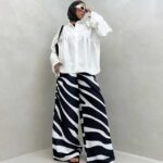 شومیز پیله ای آستین بنددار کد 220363