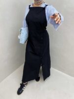 ست شومیز و پیراهن طرح جیب کد 160537 - Image 7