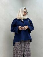 شومیز وال 2 جیب کد 220381