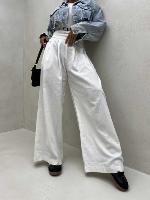 شلوار بگ کمر پهن کد 101321