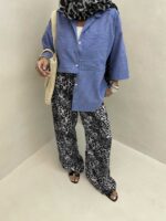 شومیز 2 جیب گت دار کد 220396 - Image 6