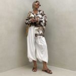 شومیز آبرنگی پشت هلال کد 220395