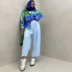 شومیز طرح رنگ کد 220393