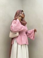 شومیز کمرکش کد 220417 - Image 11