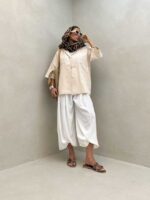 شومیز جیب رودوخت کد 220400