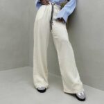 شلوار کنفی کمر دوبل کد 101359