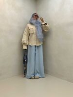 شومیز آستین 3 پیله کد 220385 - Image 3