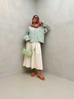شومیز دکمه مرواریدی کد 220380