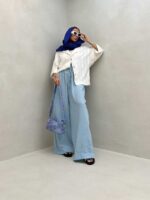 شومیز طرحدار مراکشی کد 220405 - Image 2