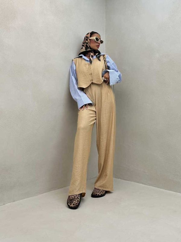 ست جلیقه و شلوار کد 160546