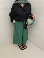 شومیز طرحدار پشت هلال کد 220364 - Image 4
