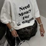 تیشرت لانگ NEED MONEY کد 180387