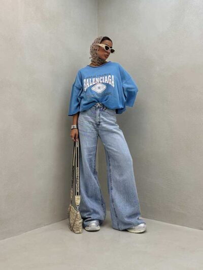 تیشرت لانگ BALENCIAGA کد 180388