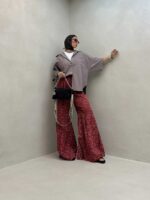 شومیز 2 جیب پشت هلال کد 220375 - Image 21