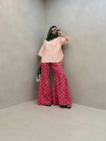 شومیز 2 جیب پشت هلال کد 220375 - Image 23