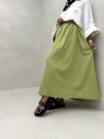 دامن لینن کد 101398 - Image 8